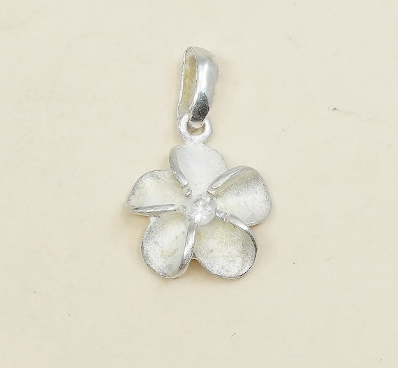 Vintage (020167) Sterling silver handmade pendant… - image 2