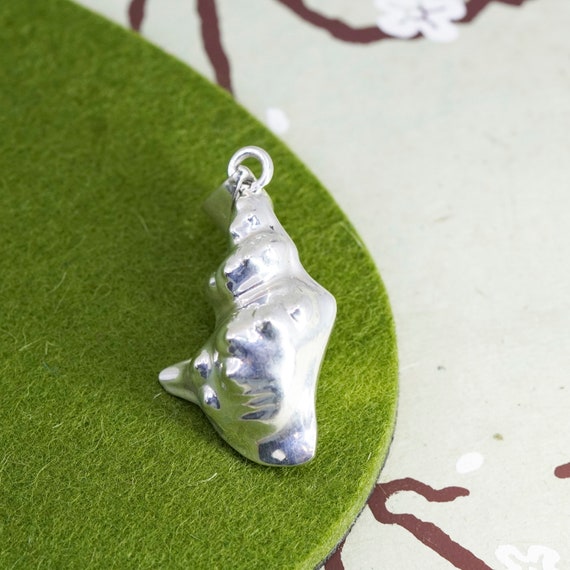 Vintage sterling silver handmade pendant, 925 she… - image 3