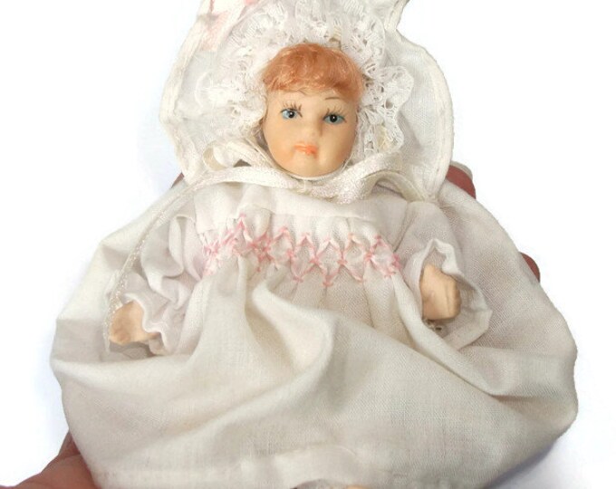 Vintage Delton Jointed Porcelain Doll Handpainted Face Baby Etsy