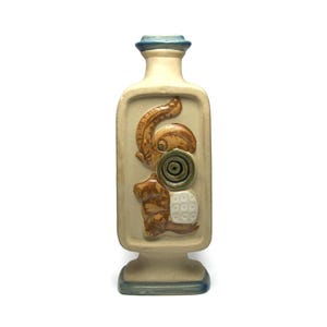 Vintage Elephant Stoneware Vase Made in Japan 5.5 inches Unique Pottery Ceramic Flower Vase Art Vessel