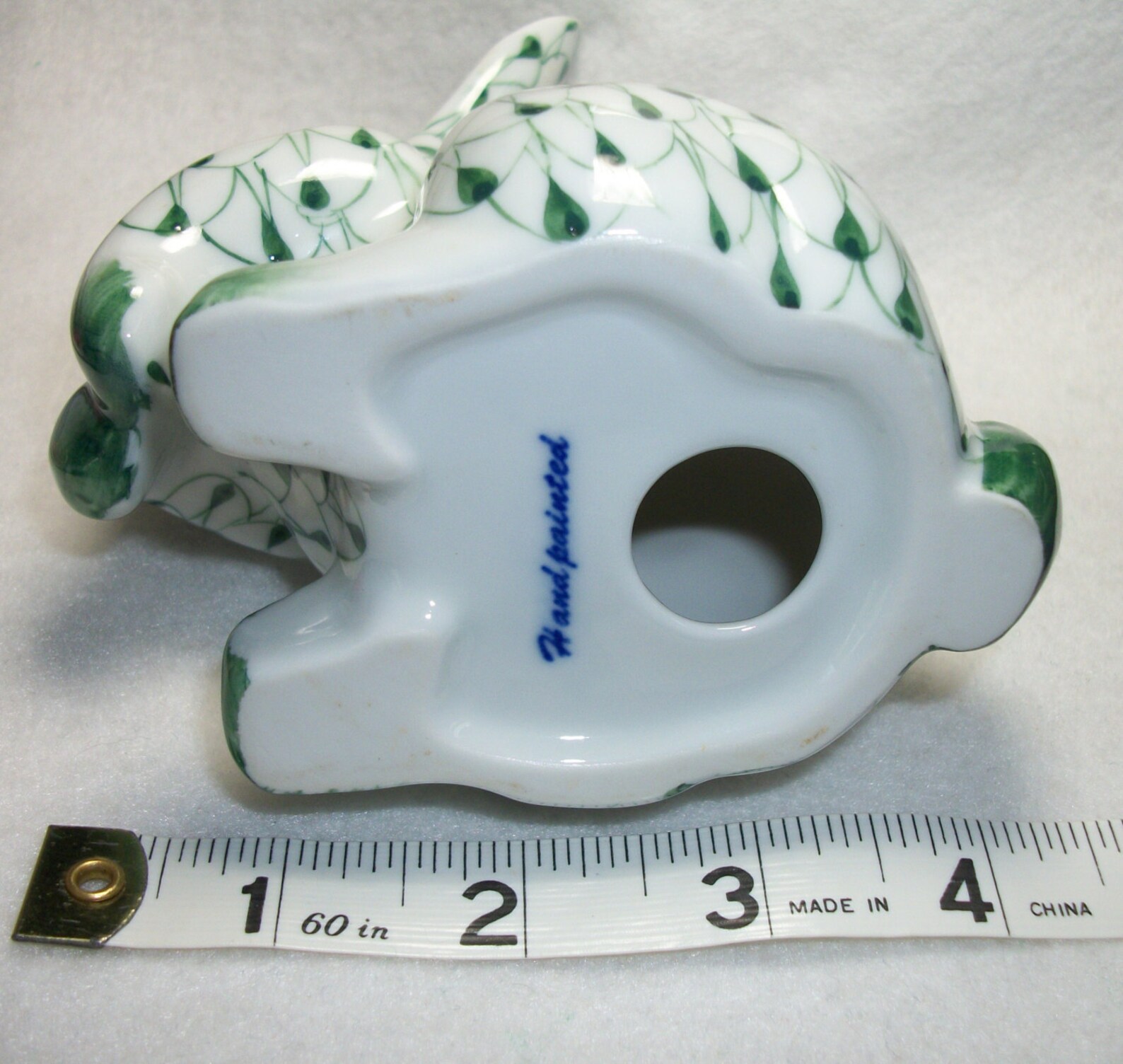 Austria Handpainted Porcelain Bunny Herend replica Large Etsy