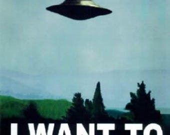 X-FILES - I Want To Believe Poster UFO Full Size Mulder