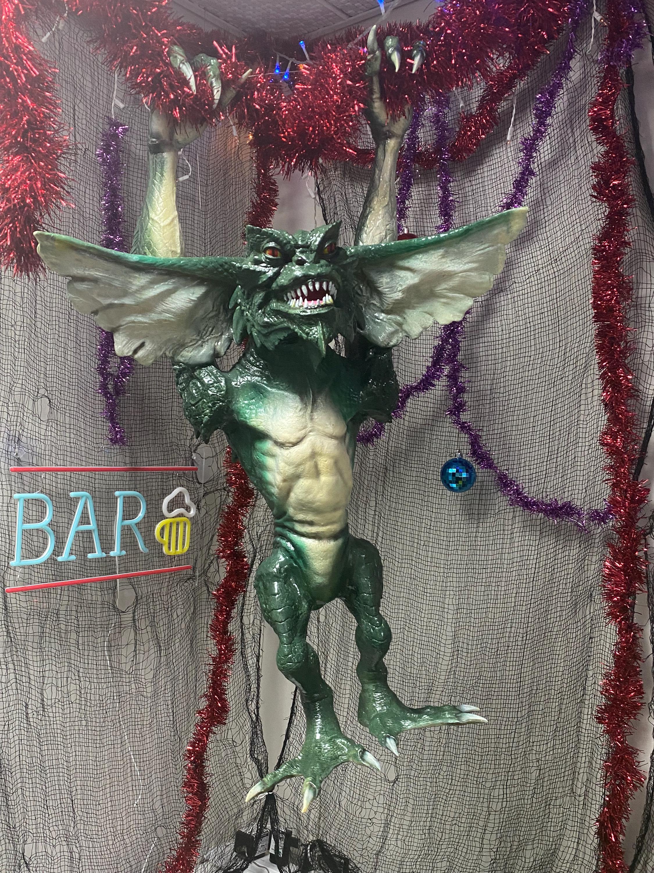 Hanging Gremlin Lifesize. Not Free Standing, Designed to Hang From