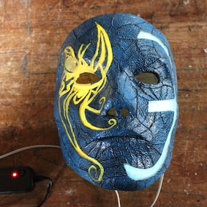 Hollywood Undead Johnny 3 Tears J3T mask with Lights