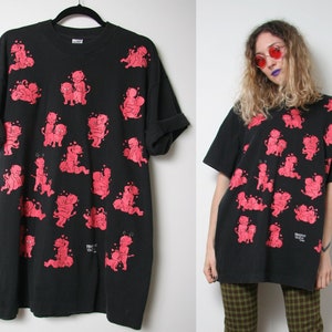 RESERVED Vintage 90s Fashion Victim Lil Devils Sex Positions T