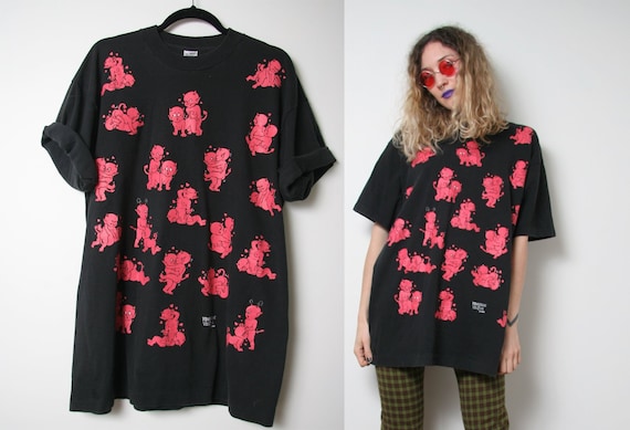 RESERVED Vintage 90s Fashion Victim Lil Devils Sex Positions T