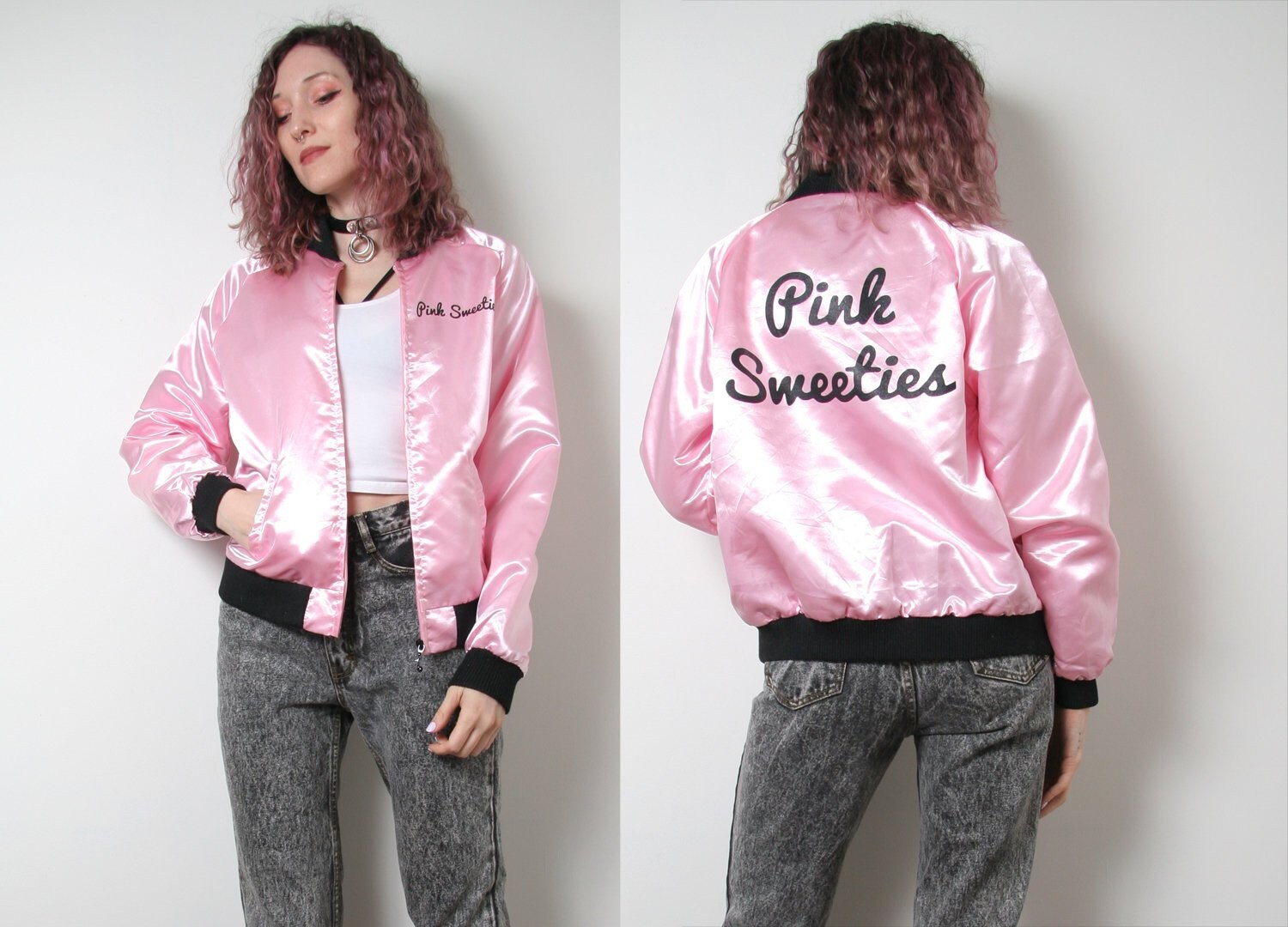 80s pink jacket