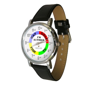 I&#39;m Retired Wristwatch – Humorous Retirement Gift, Perfect for Retirees, Fun & Functional Keepsake Watch