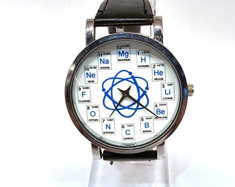 Atomic Numbers Watch, Periodic Table Gift, Periodic Elements, Gift