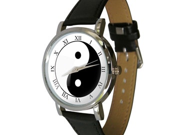 Yin Yang Design Wristwatch, Christmas Gifts for mum, from daughter, for wife, gift for girlfriend, for boyfriends mum, YinYang gifts