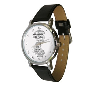 Elegant Wristwatch With Chinese Characters | Minimalist