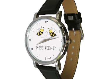 honey bee watch for women, bee happy bumble bee gifts, sweet 16 gifts for girls, stocking stuffers for teenage girls, Christmas gifts for