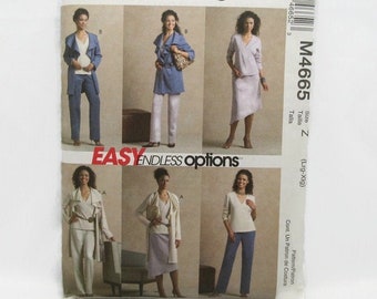Stitch N Save 3694 Very Easy Moderate Stretch Knit Top Skirt /& Pants Size 8-10-12 UNCUT FF