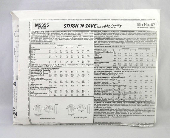 Stitch N Save 3694 Very Easy Moderate Stretch Knit Top Skirt /& Pants Size 8-10-12 UNCUT FF