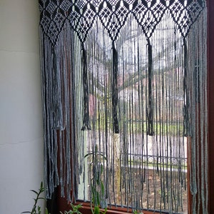 PDF Instructions Macrame Curtain, Handmade macrame. image 4