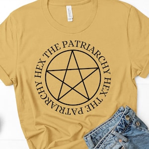 Hex the Patriarchy smash the patriarchy feminist tshirt by Fourth Wave Apparel witchy shirt feminism Halloween shirt women witchy clothing