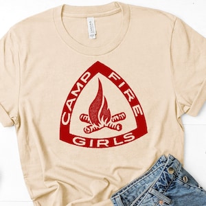 Campfire Girls Shirt, Feminist shirt, Fourth Wave Apparel, Feminist tshirt, Feminist clothing, Feminist gifts, girl scout shirt, retro shirt