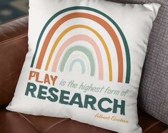 Play Therapy Occupational Therapist throw pillow cover school psychologist gift OT therapist gift therapy is cool occupational therapy