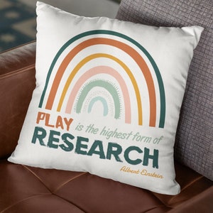 Play Therapy Occupational Therapist throw pillow cover school psychologist gift OT therapist gift therapy is cool occupational therapy