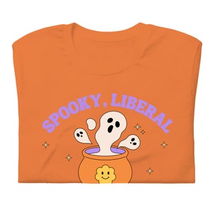 Spooky liberal feminist witch cute feminist tshirt retro feminism activist apparel gift shirt t-shirt funny march activism