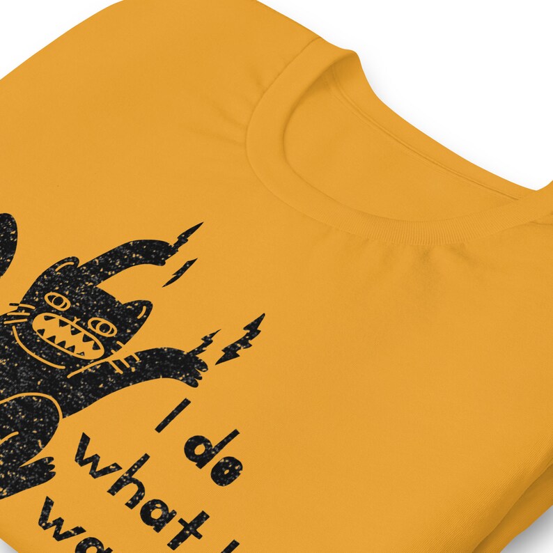 Funny cat shirt, I do what I want cat, I do what I want t shirt, kitten t-shirt, cat shirt, gift for cat lovers, cat attitude shirt image 4