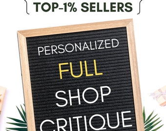 Etsy Shop Critique How to Sell on Etsy Selling on Etsy Etsy business sellers guide setting up an Etsy site Etsy profit template Etsy success