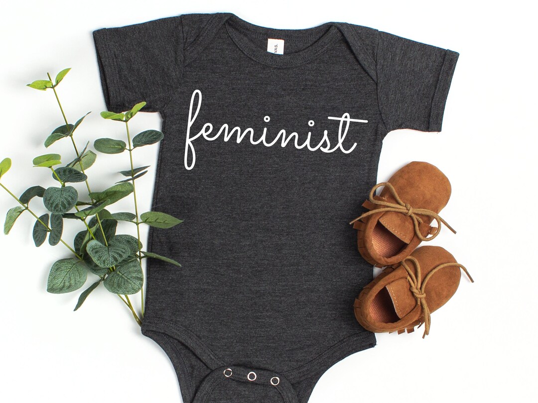 Little Feminist Baby Clothes, Tiny Feminist Bodysuit, Babygrow, Girl