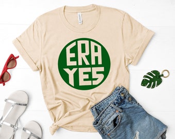 Feminist shirt: ERA Yes, equal rights amendment, votes for women, vintage design, gift for her, gift for him, women's rights, vote, protest