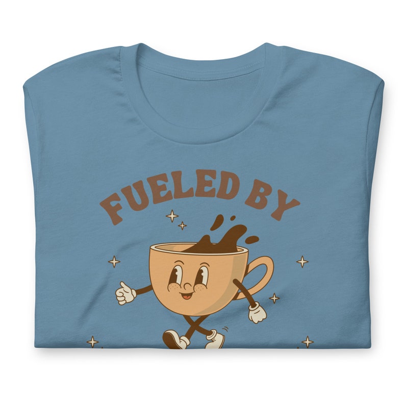 Fueled by Coffee and Feminist Rage 70s Cute feminist tshirt retro feminism activist apparel gift shirt t-shirt funny march activism
