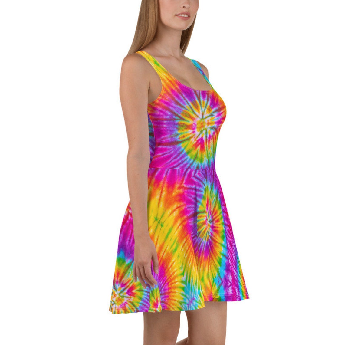 Tie Dye Rainbow Dress women Pride clothing Pride gay pride Etsy