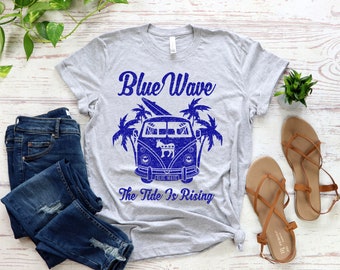 Political shirt, vote shirt, voting shirt, vote tshirt, Blue Wave, Blue Wave 2022 shirt, 2022 midterms, liberal tshirt, Democrat shirt