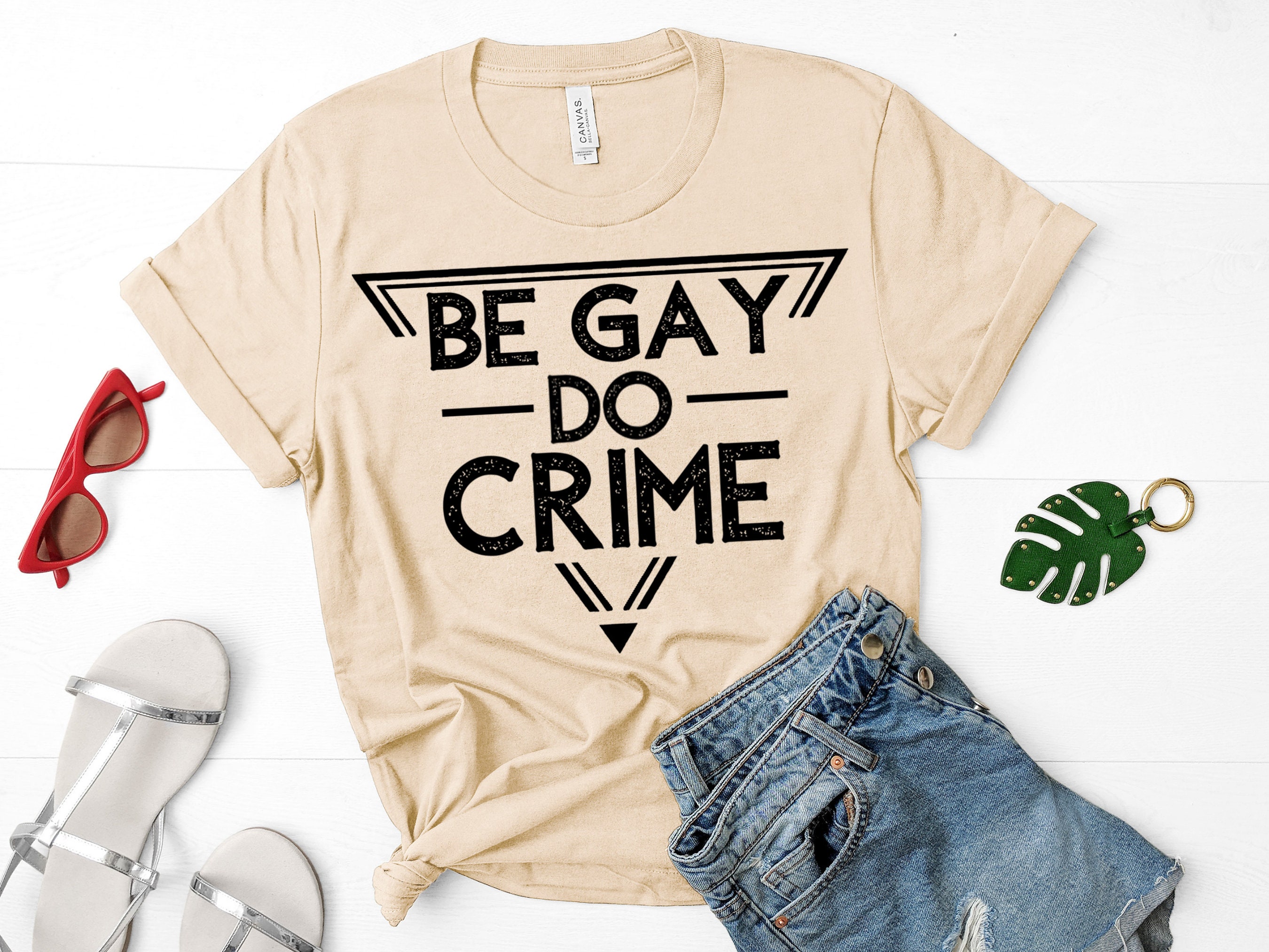 Be Gay Do Crime Fourth Wave Apparel Gay Couple Gift LGBT Couple Shirt ...