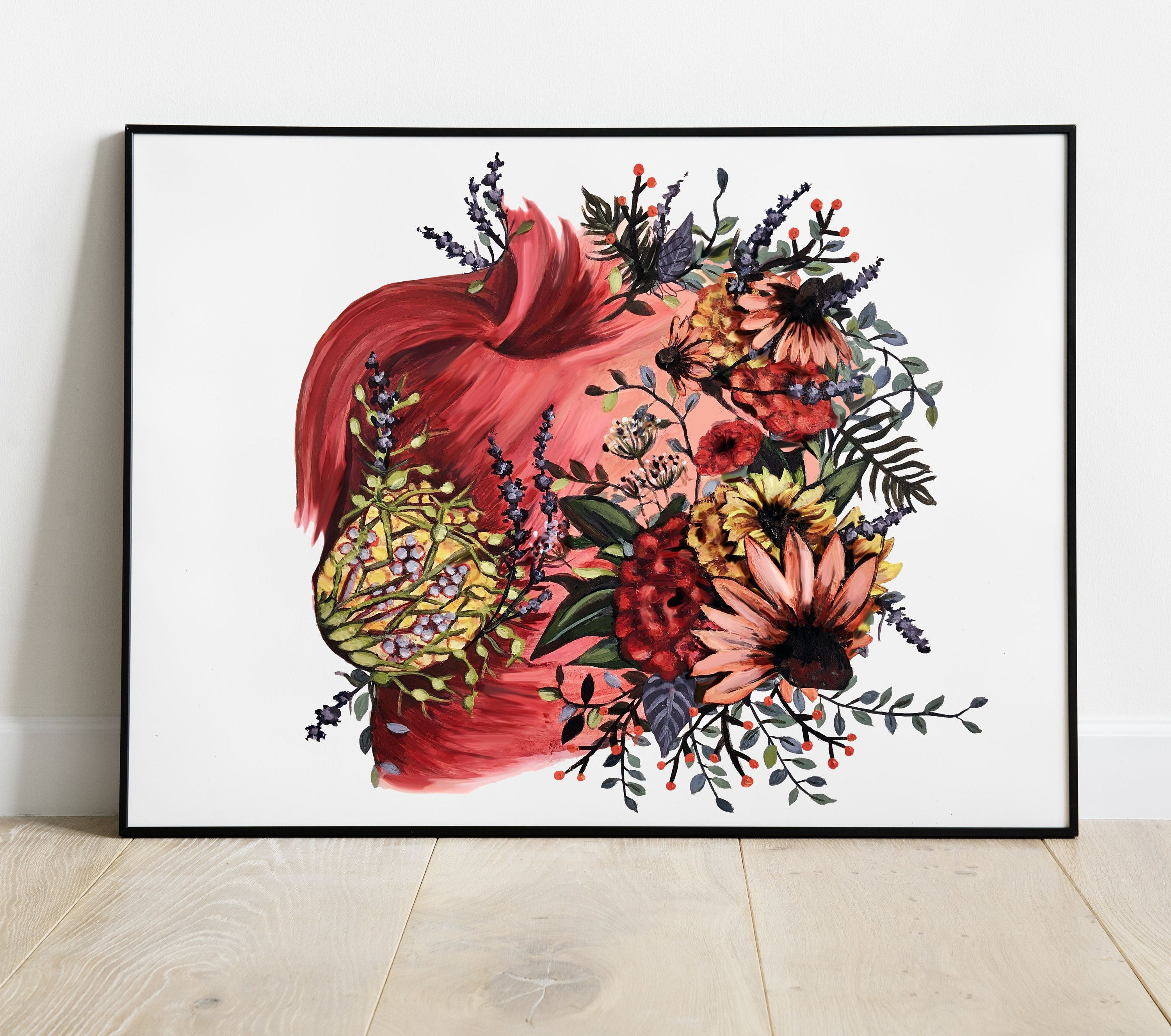 Feminist art: Breast cancer gift, oncologist gifts team, mastectomy, mastectomy gift, feminist gift, breast art, anatomy art, breast tissue
