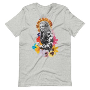 Gloria Steinem T-Shirt | Feminist T-Shirt | Vintage | Colorful Design | Gift Ideas | Flower Power | Gifts for Women