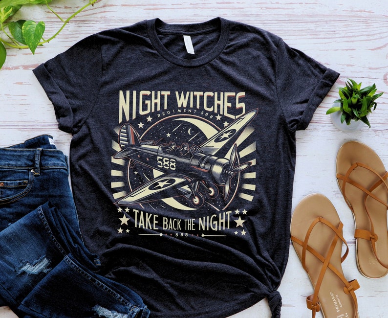 Night Witches Feminist Tshirt Feminist Art History Shirt Sweater Night Witch Tshirt image 1