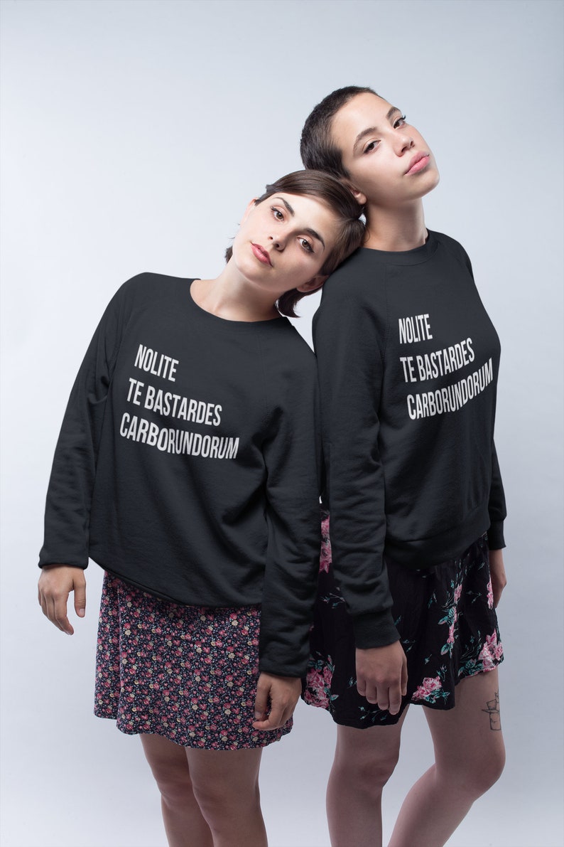 Feminist Sweatshirt: Nevertheless She Persisted Unisex sweater we stand with Elizabeth Warren, resist, she was warned persist image 9