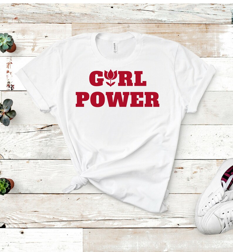 plus size girl power shirt