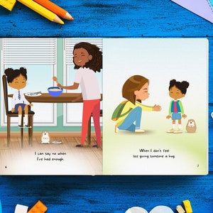 Signed Children's Book: No Is a Big Little Word, a Children's Book About Boundaries Consent Empathy Healthy Communication Respect Feelings image 4