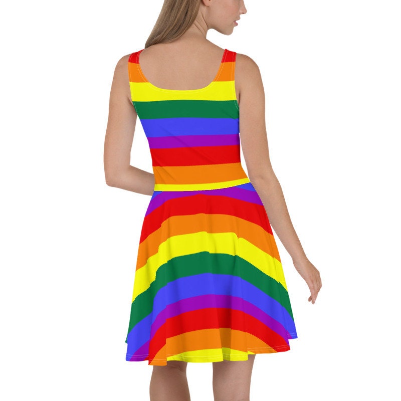 Rainbow Dress women Pride clothing Pride gay pride lesbian Etsy