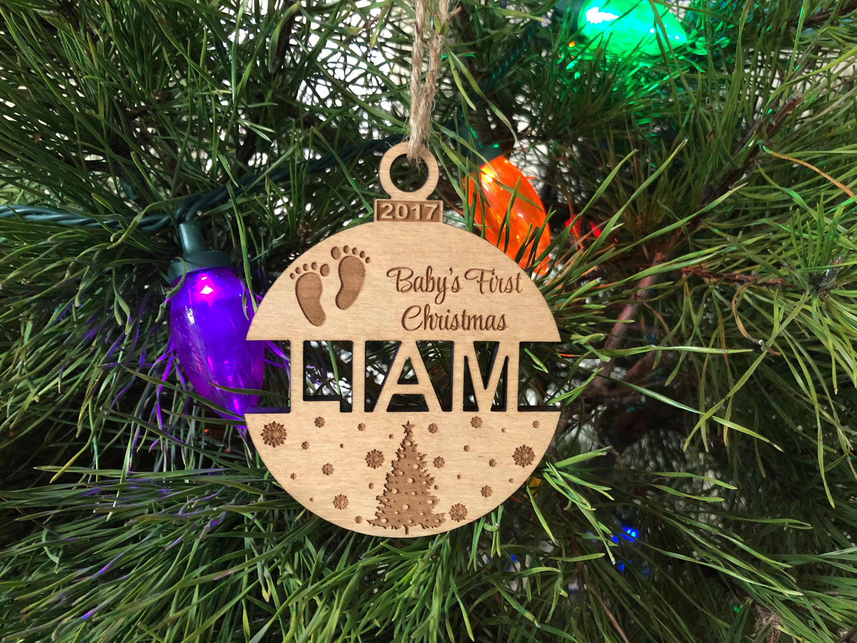 Grandson's first best sale christmas ornament 2018