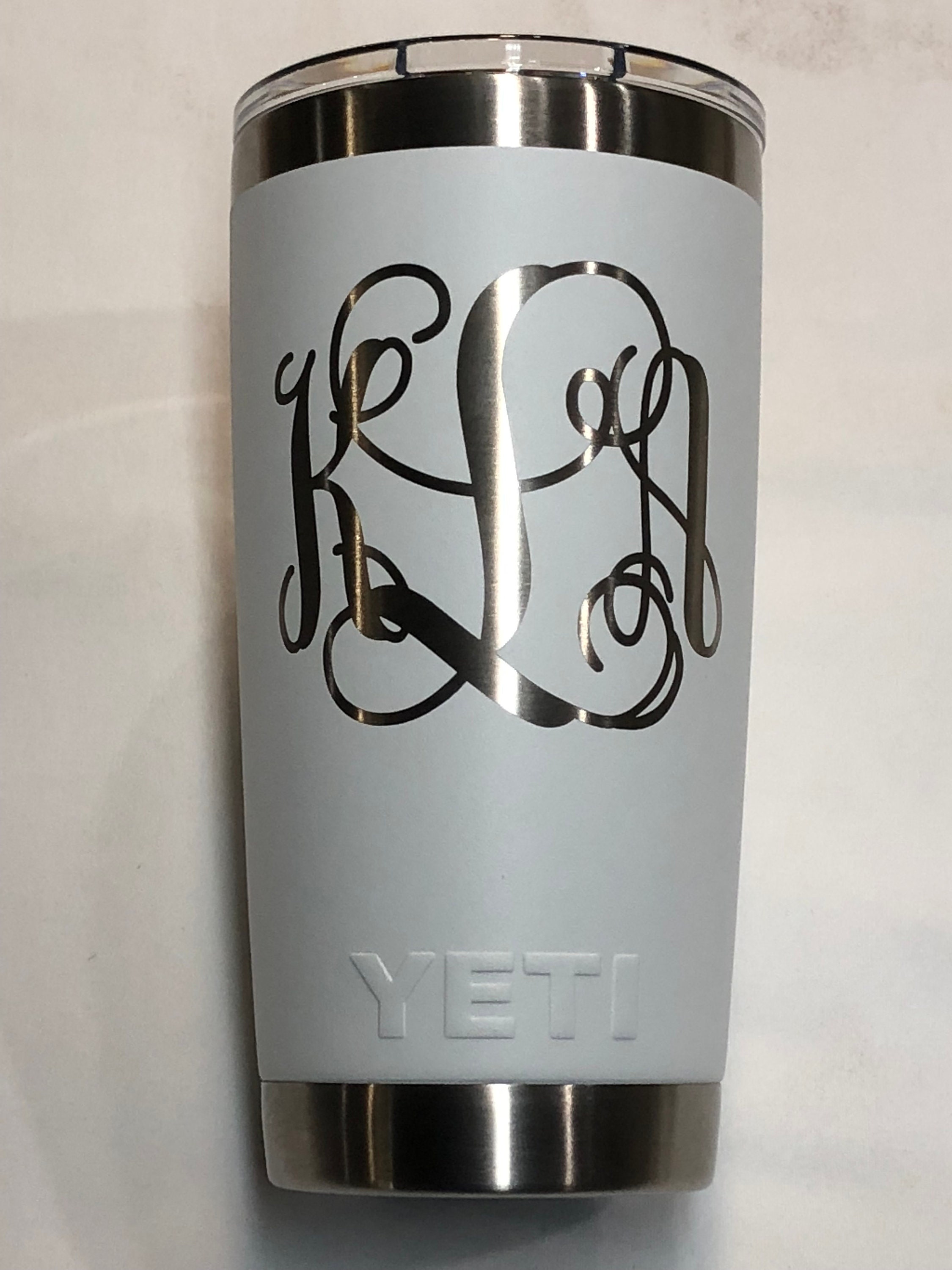 Personalized Name Design, Laser Engraved yeti Stainless Steel Travel Mug  Available in Your Choice of Duracoat Colors Not A Sticker