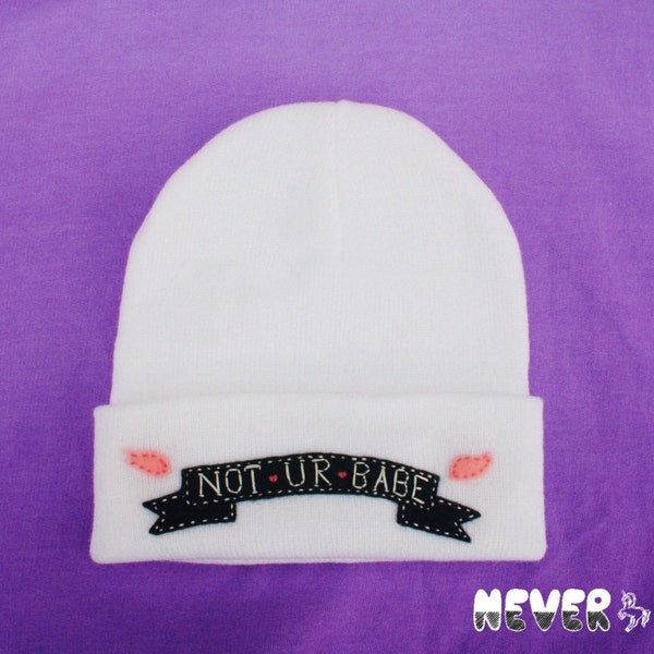 Not Ur Babe Subversive Banner Beanie