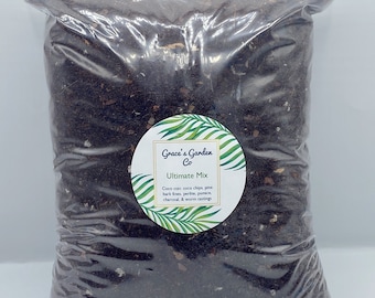 Ultimate Potting Mix For House Plants, Indoor Plant Soil-less Mix - 8x10 Plastic Bag, Custom Potting Mix
