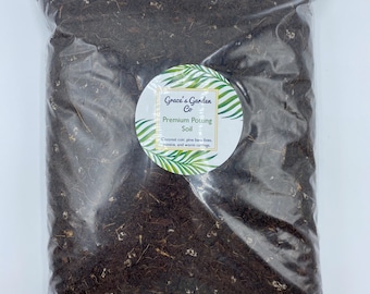 Premium Potting Mix for House Plants, Indoor Plant Soil-less Mix, 8x10 Plastic Bag of Soil