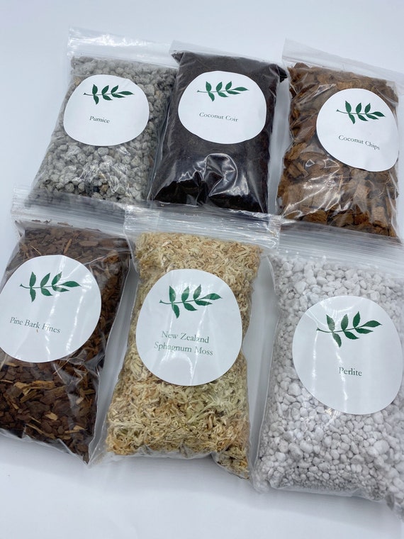 DIY Potting Soil | Soil Amendments | Perlite, Pumice, LECA, Pine Bark Fines, Coconut Coir, Sphagnum Moss, Coconut Chips