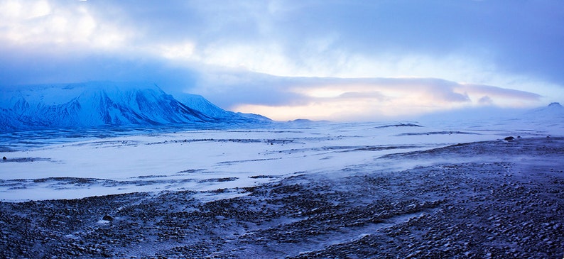 Langjokull Glacier Iceland.Panoramic Fine Art Photography by | Etsy