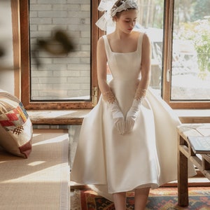 Funny Face Wedding Dress Audrey Hepburn Wedding Dress 1950s Etsy I have been asked so many times about making this dress and i finally got to do it! funny face wedding dress audrey