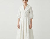 Audrey Hepburn 'Roman Holiday' Dress: 1950s Style Organza Wedding Gown