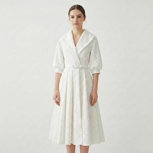 roman holiday yellow dress Checked in Ophelia Dress - SS '26 Collection
