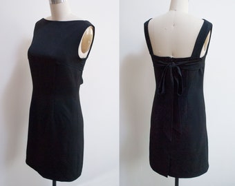 Holly golightly black dress/ Mother of Bride dress/ Audrey Hepburn Little Black Dress/ LBD/ breakfast at tiffany/ 50s style Cocktail Dress